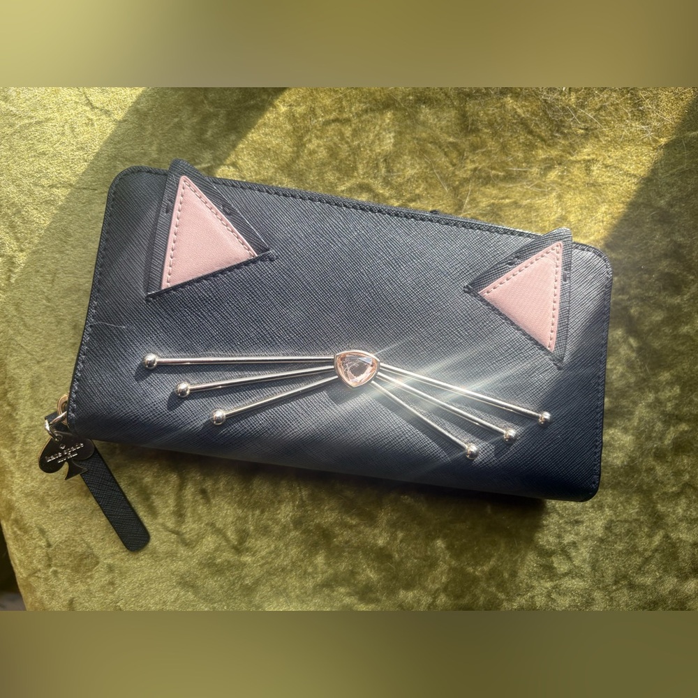 Kate Spade Cat Zipper Wallet ♠️🐱